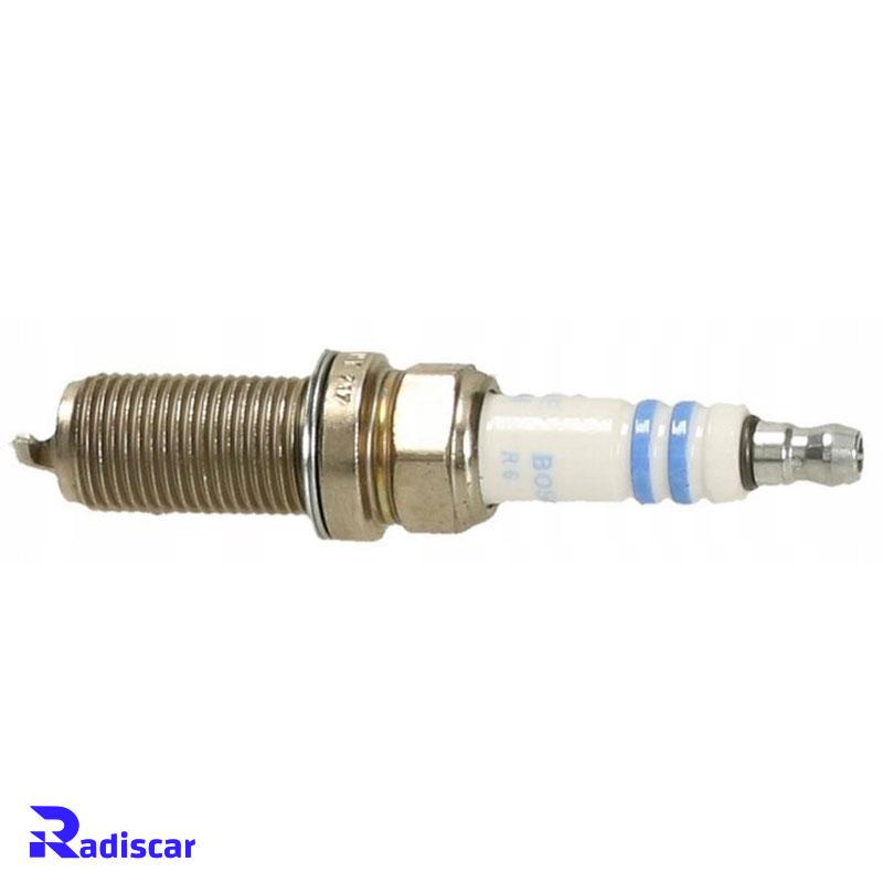 شمع موتور پایه بلند سوزنی دبل ایریدیوم تک الکترود بسته بندی 4 عددیFR 8 MII 33 X برند Bosch کد 0242230533