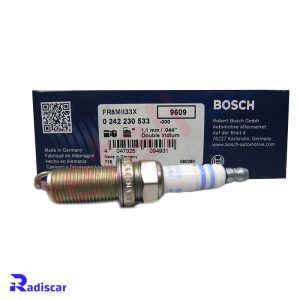 شمع موتور پایه کوتاه معمولی تک الکترود FR 8 DC+ برند Bosch کد 0242229659 (کپی)