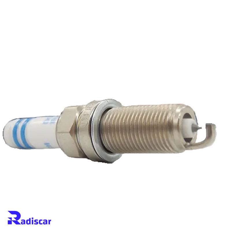 شمع موتور پایه بلند سوزنی دبل ایریدیوم تک الکترود FR 8 NII 35 U برند Bosch کد 0242230554