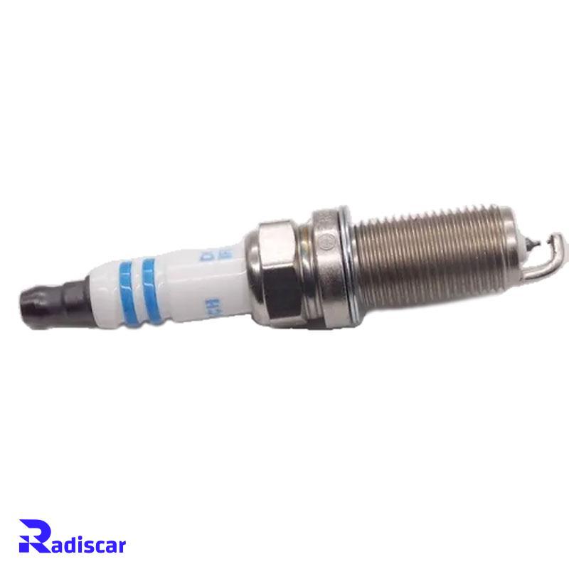 شمع موتور پایه بلند سوزنی دبل ایریدیوم تک الکترود FR 8 NII 35 U برند Bosch کد 0242230554