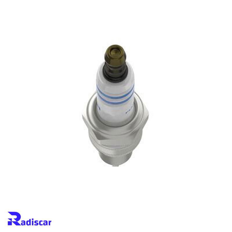 شمع موتور پایه کوتاه سوزنی دبل پلاتینیوم تک الکترود WR 8 DPP 30 X رند Bosch کد 0242230600