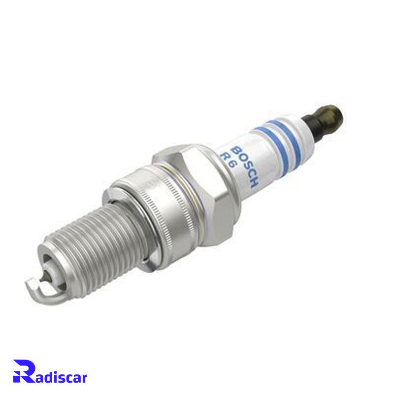 شمع موتور پایه کوتاه سوزنی دبل پلاتینیوم تک الکترود WR 8 DPP 30 X رند Bosch کد 0242230600