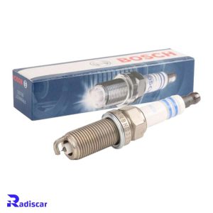 شمع موتور پایه بلند سوزنی دبل ایریدیوم تک الکترود FR 8 NII 35 T برند Bosch کد 0242230610