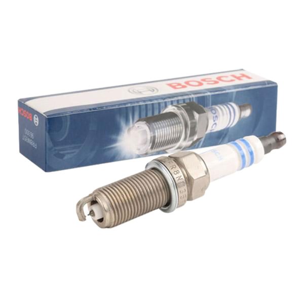 شمع موتور پایه بلند سوزنی دبل ایریدیوم تک الکترود FR 8 NII 35 T برند Bosch کد 0242230610