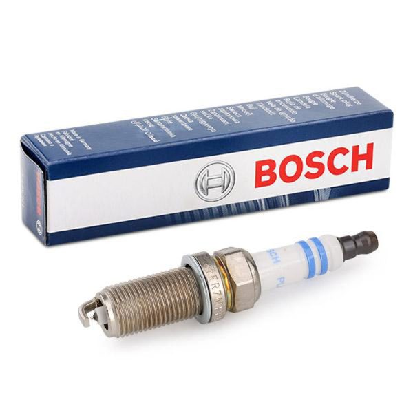 شمع موتور پایه بلند سوزنی دبل پلاتینیوم تک الکترود FR 7 MPP 10 برند Bosch کد 0242235743