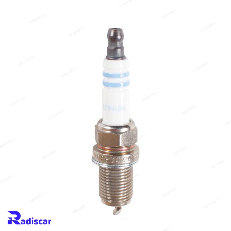 شمع موتور پایه کوتاه سوزنی دبل پلاتینیوم تک الکترود FR 7 DPP 30 X برند Bosch کد 0242236616