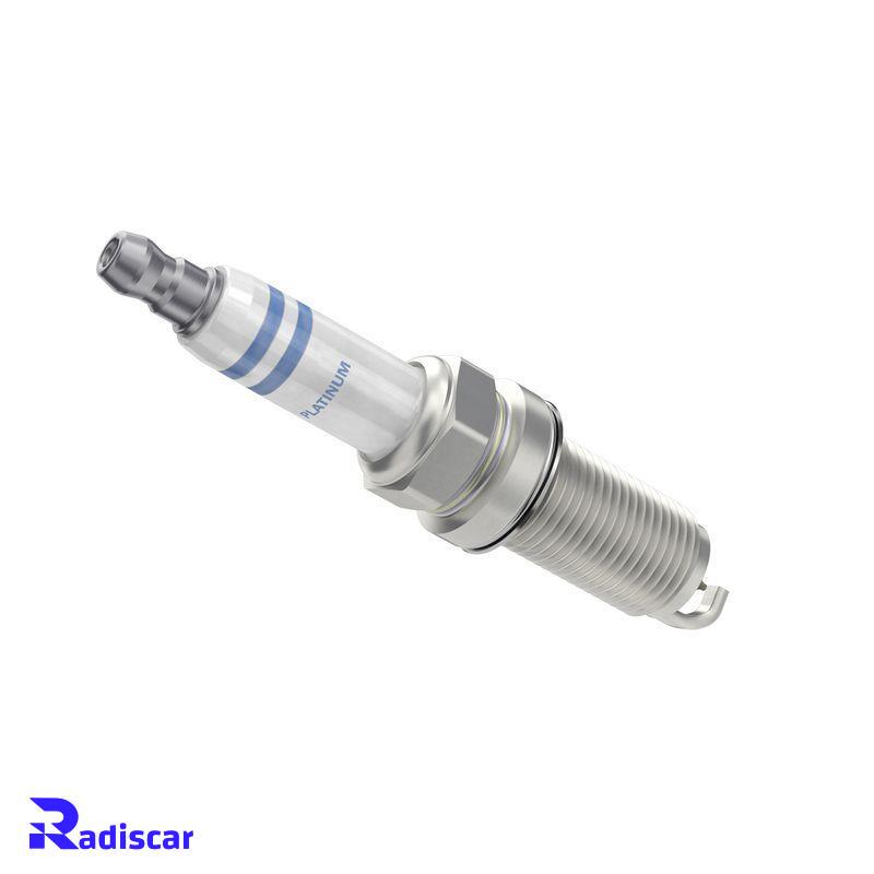 شمع موتور پایه بلند سوزنی دبل پلاتینیوم تک الکترود FR 7 SPP 302 U برند Bosch کد 0242236653