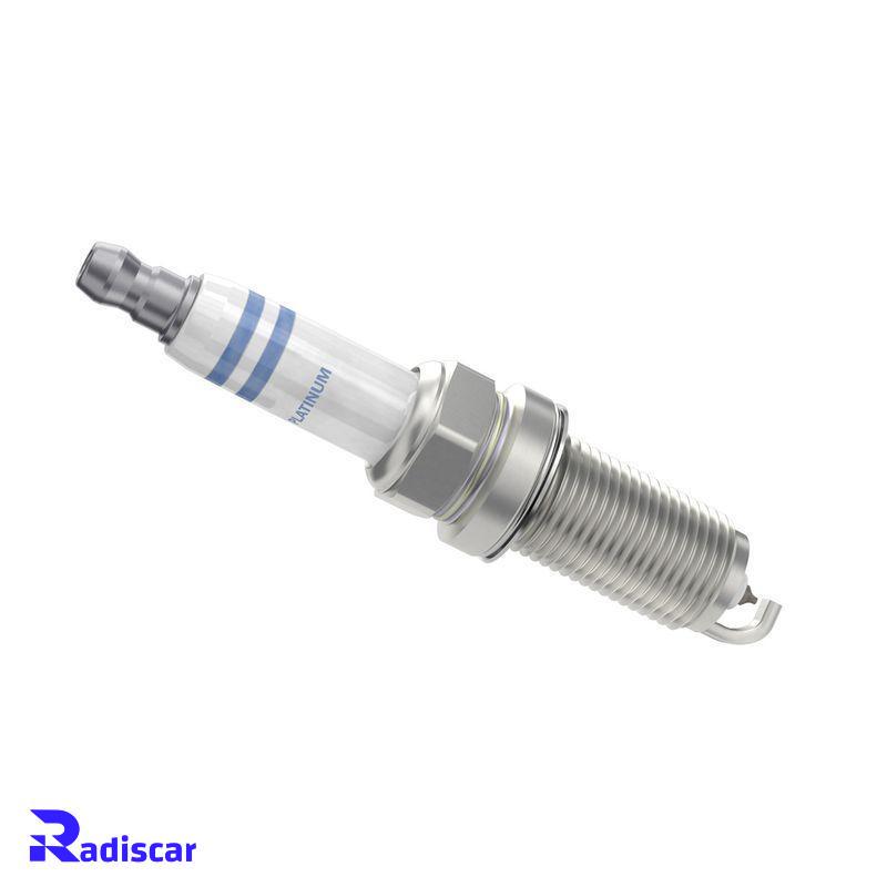 شمع موتور پایه بلند سوزنی دبل پلاتینیوم تک الکترود FR 7 SPP 302 U برند Bosch کد 0242236653