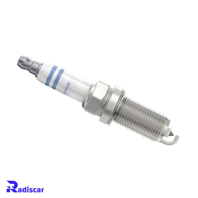 شمع موتور پایه بلند سوزنی دبل پلاتینیوم تک الکترود FR 7 SPP 302 U برند Bosch کد 0242236653