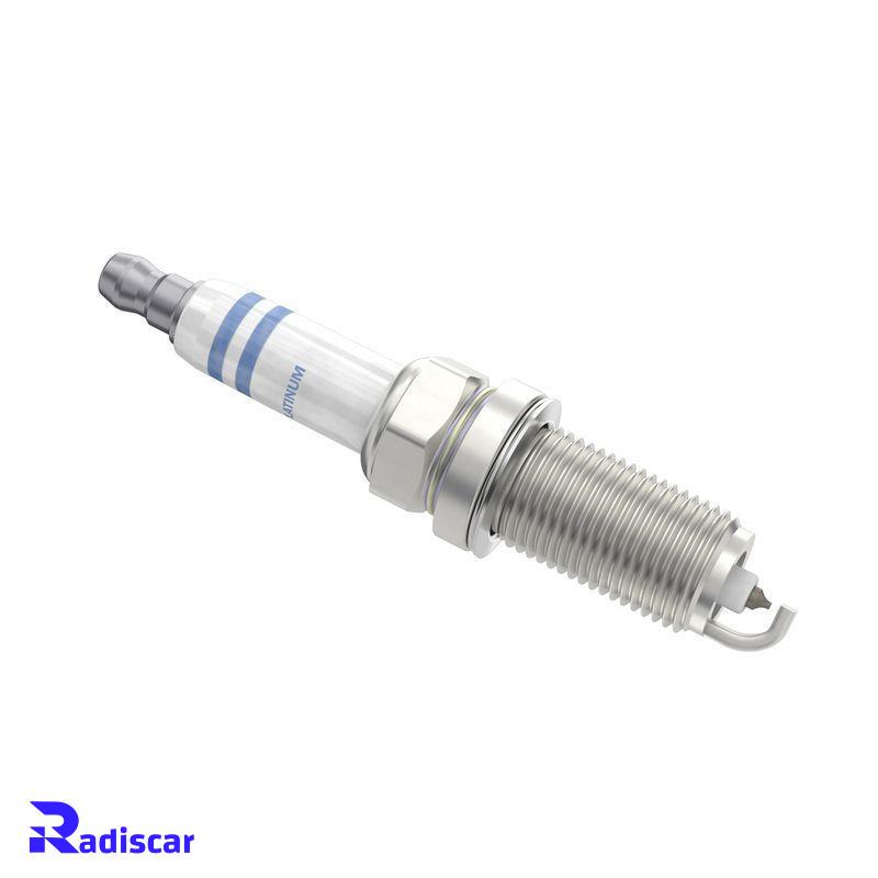 شمع موتور پایه بلند سوزنی دبل پلاتینیوم تک الکترود FR 7 SPP 302 U برند Bosch کد 0242236653