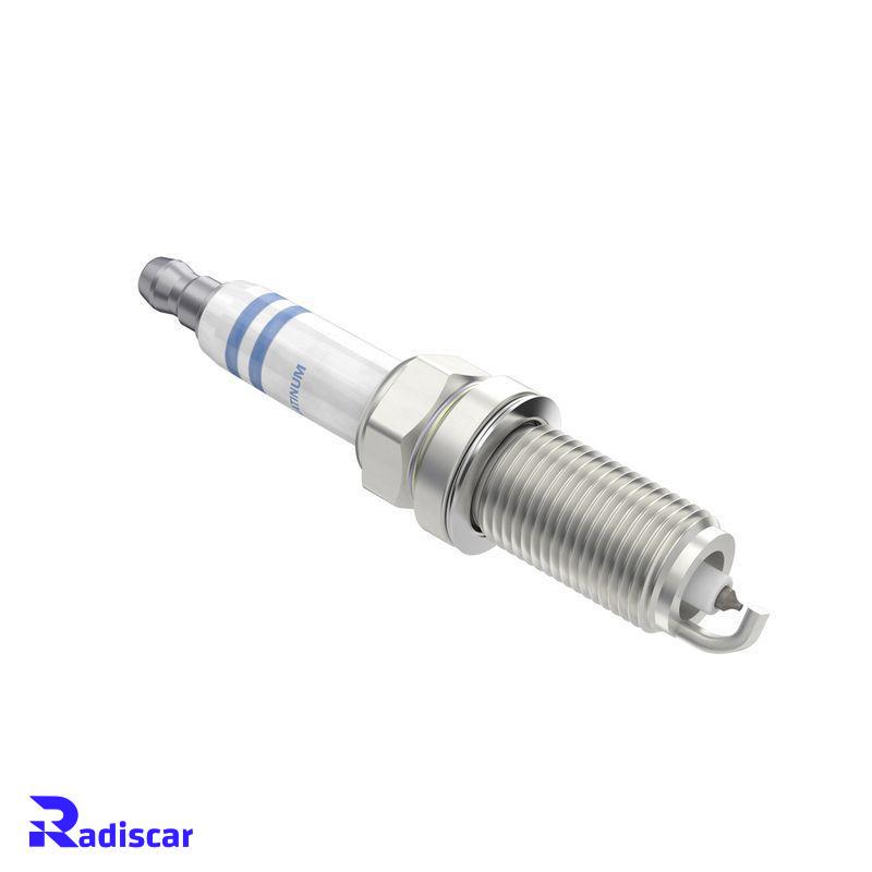 شمع موتور پایه بلند سوزنی دبل پلاتینیوم تک الکترود FR 7 SPP 302 U برند Bosch کد 0242236653