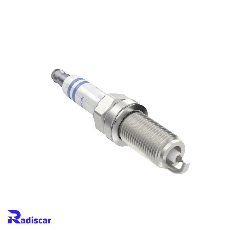 شمع موتور پایه بلند سوزنی دبل پلاتینیوم تک الکترود FR 7 SPP 302 U برند Bosch کد 0242236653