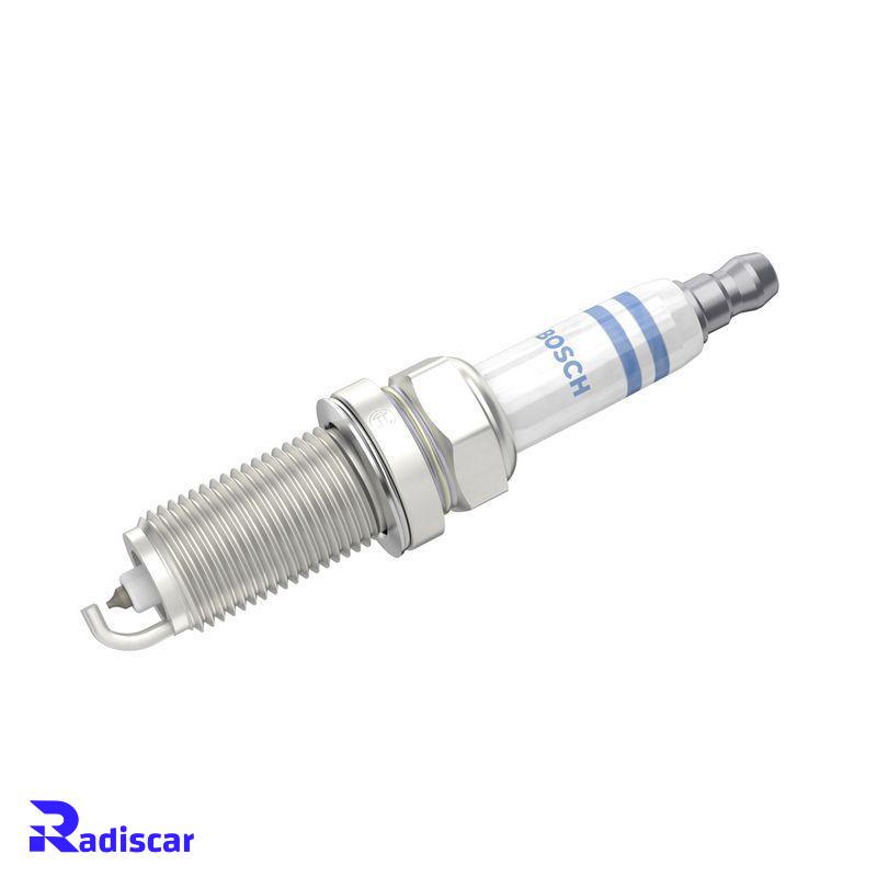 شمع موتور پایه بلند سوزنی دبل پلاتینیوم تک الکترود FR 7 SPP 302 U برند Bosch کد 0242236653