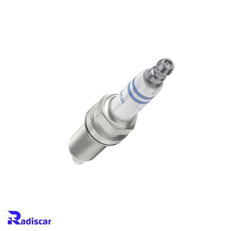 شمع موتور پایه بلند سوزنی دبل پلاتینیوم تک الکترود FR 7 SPP 302 U برند Bosch کد 0242236653