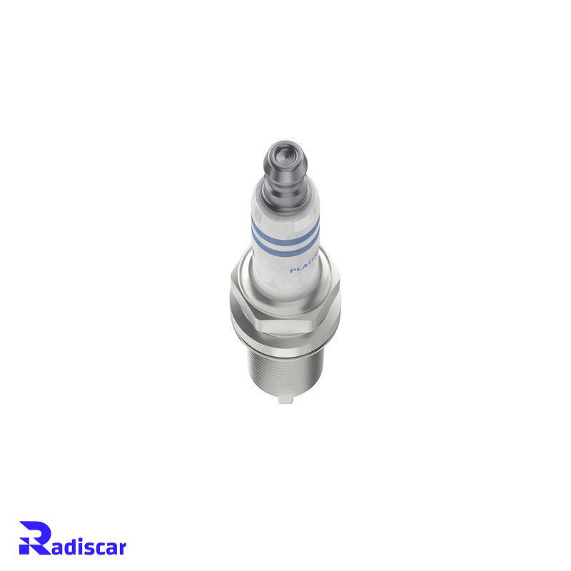 شمع موتور پایه بلند سوزنی دبل پلاتینیوم تک الکترود FR 7 SPP 302 U برند Bosch کد 0242236653