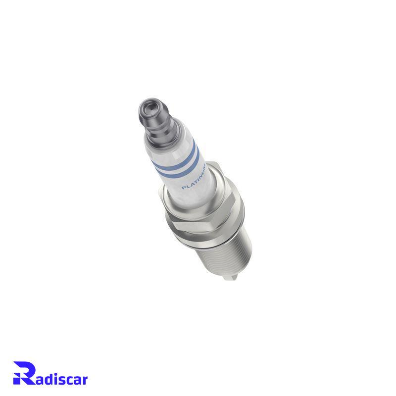 شمع موتور پایه بلند سوزنی دبل پلاتینیوم تک الکترود FR 7 SPP 302 U برند Bosch کد 0242236653