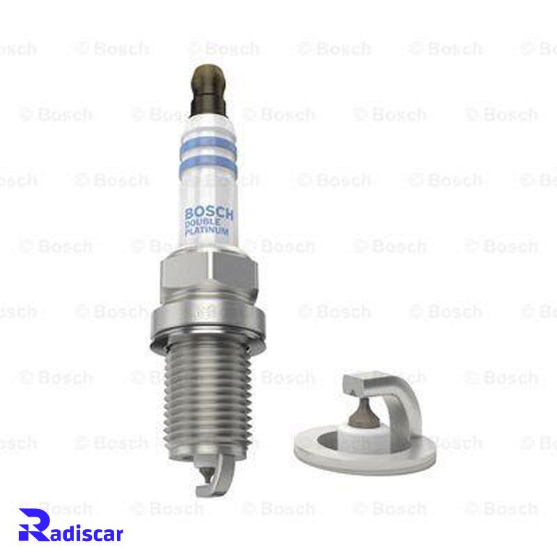 شمع موتور پایه کوتاه سوزنی دبل پلاتینیوم تک الکترود +54 FR 6 KPP 33 X+ برند Bosch کد 0242240649