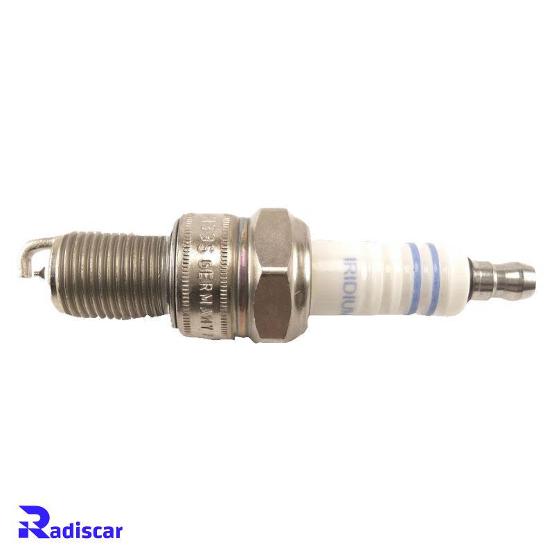 شمع موتور پایه کوتاه سوزنی دبل ایریدیوم تک الکترود FR 8 DII 33 X برند Bosch کد 0242230534