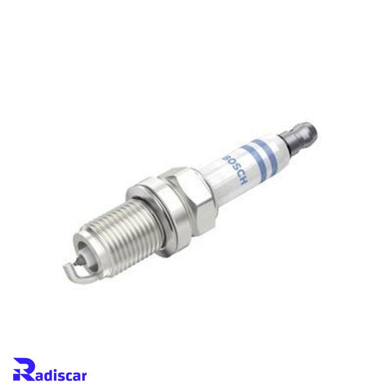 شمع موتور پایه کوتاه سوزنی دبل پلاتینیوم تک الکترود FR 5 KPP 332 S برند Bosch کد 0242245576