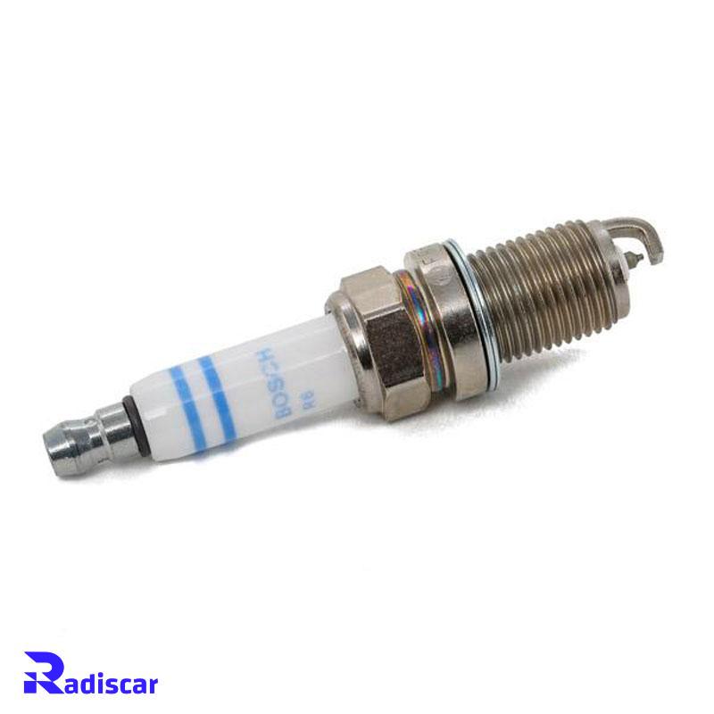 شمع موتور پایه کوتاه سوزنی دبل پلاتینیوم تک الکترود FR 5 KPP 332 S برند Bosch کد 0242245576